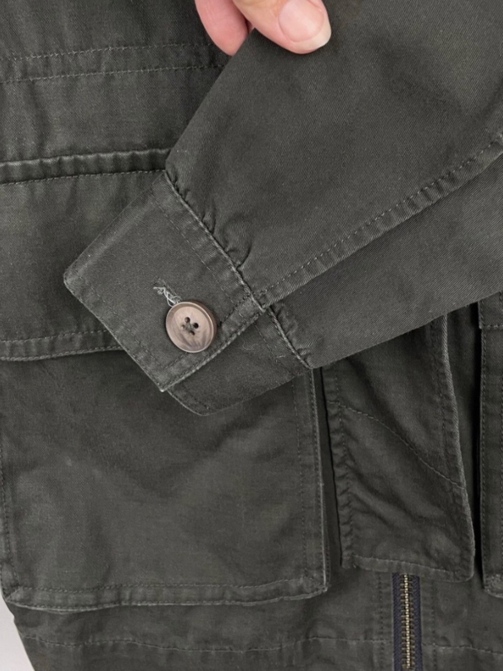 Utility Knit back Jacket - Picture 3 of 5